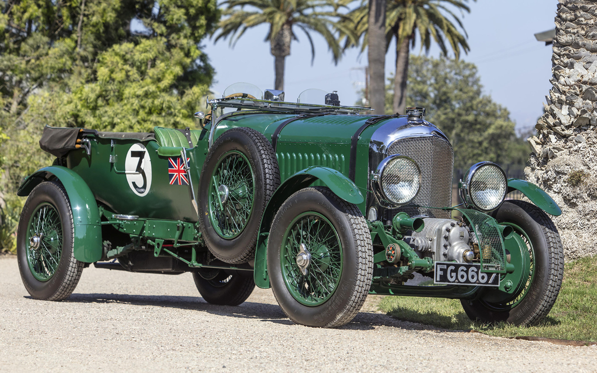 Green 1931 Bentley 4½ Liter Supercharged Tourer