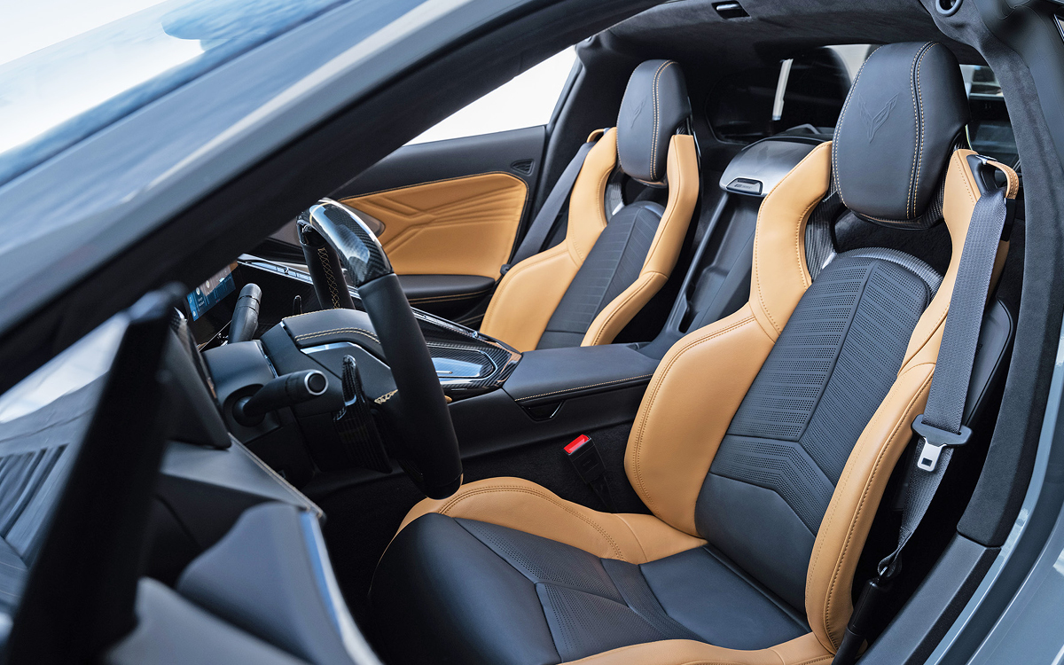 Corvette E-Ray lift-off roof view