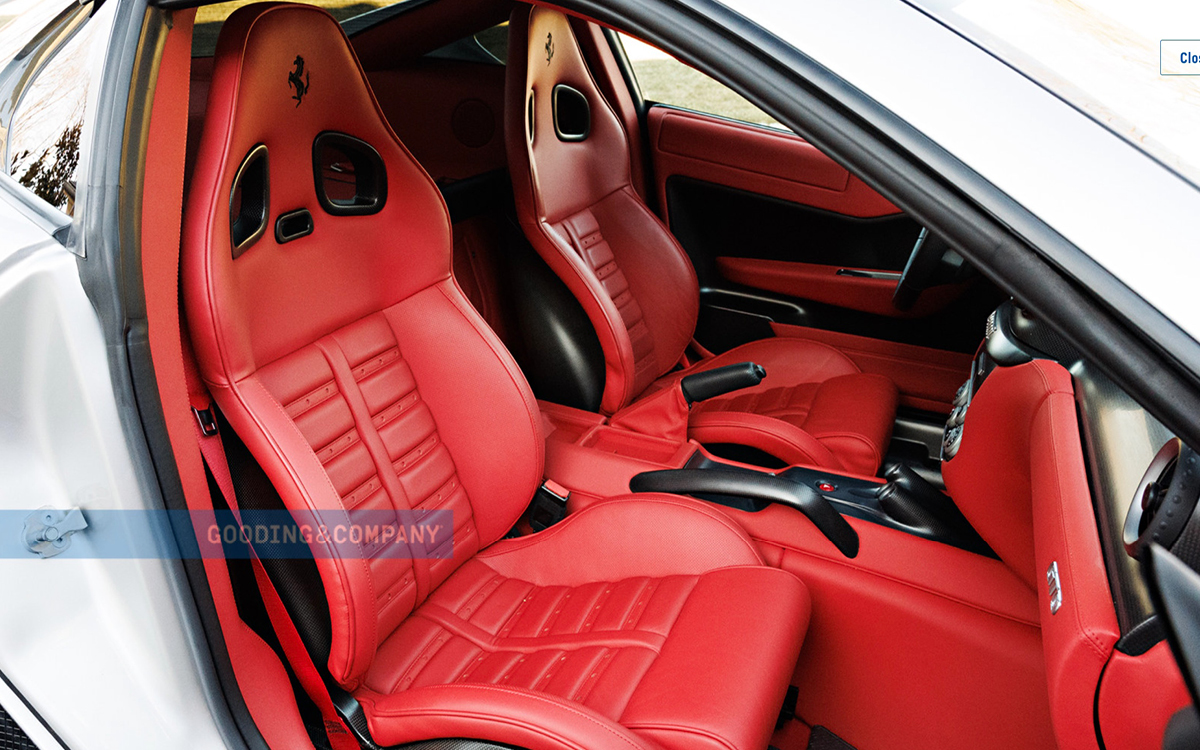 Ferrari 599 GTO interior view