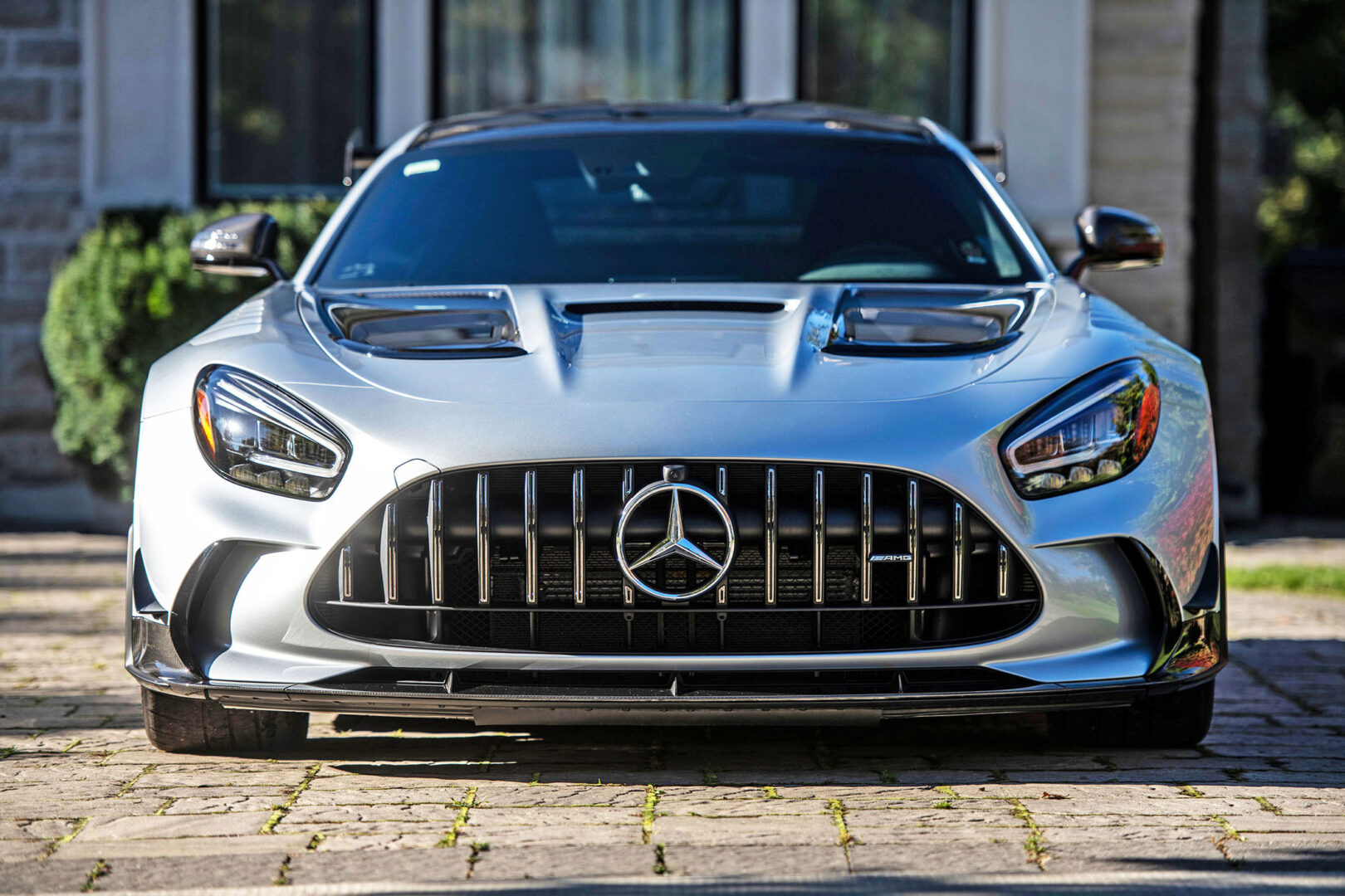 Rm Mercedes Silver Mercedes-AMG GT Black Series One Edition front view