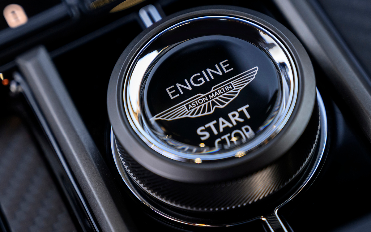 2025 Aston Martin Vantage engine Button