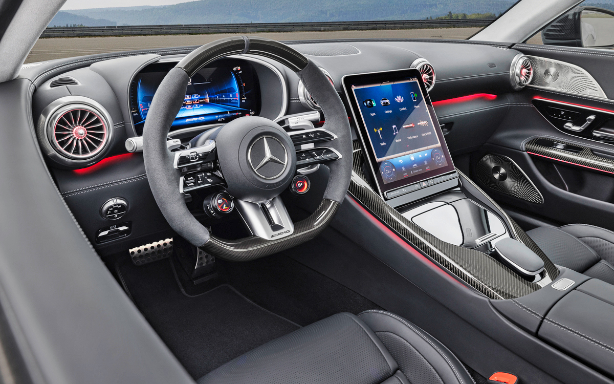 2024 AMG GT interior view